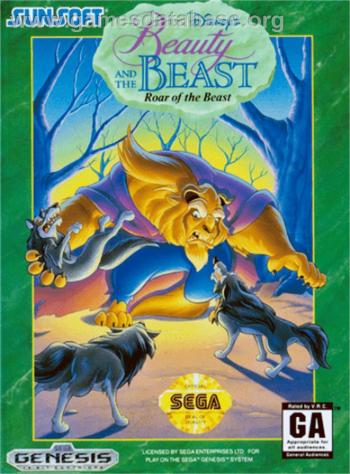 Cover Beauty and the Beast - Roar of the Beast for Genesis - Mega Drive